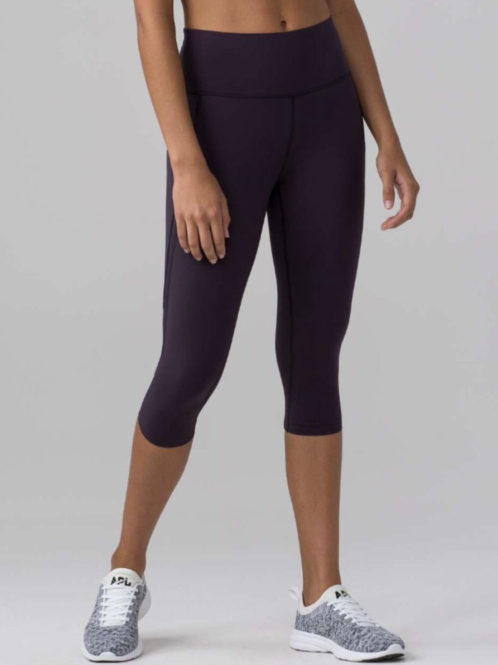 Lululemon Pace Perfect Crop 17” Luxtreme High Rise Leggings Boysenberry Sz 12